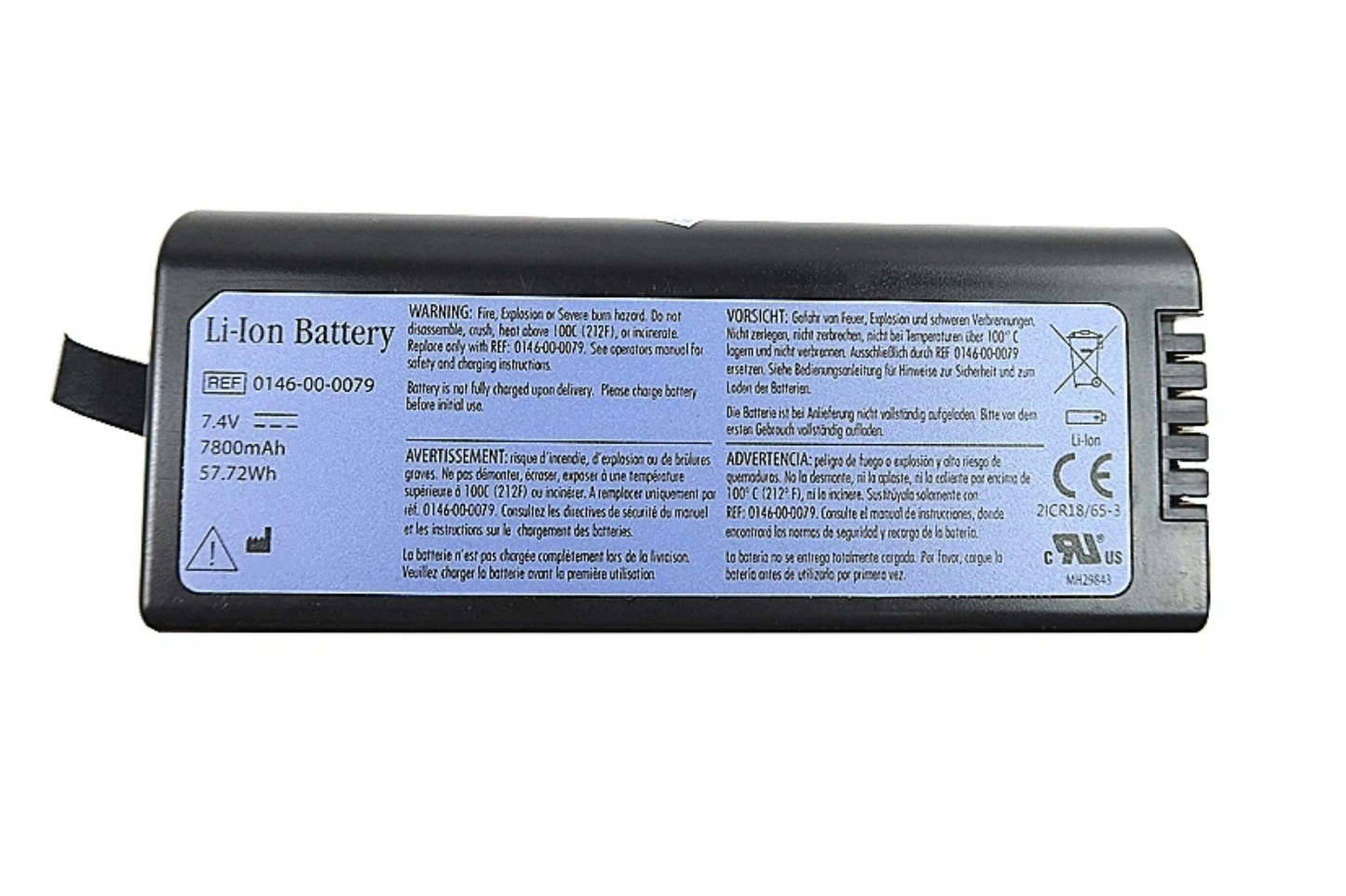 0146-00-0079 GALAXY ELECTRONICS Replacement Battery For Mindray monitor Datascope Duo Vital Signs Monitor Li-ion Lithium ion Battery 7.4V 6600mAh