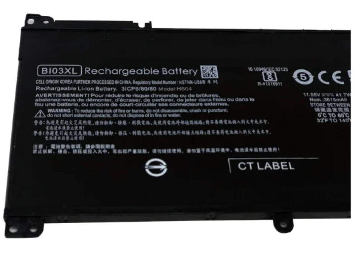 BI03XL Brand New GALAXY ELECTRONICS ON03XL Laptop Battery Compatible with HP Pavilion X360 13-U M3-U M3-U001DX M3-U103DX 13-U100TU 13-U100TU Stream 14-AX 14-ax010wm 14-ax020wm 14-ax030wm Series HSTNN-UB6W 41.7Wh 11.55V