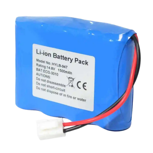 HYLB-947 Galaxy Electronics High Quality replacement medical ECG Monitor battery Biocare HYLB-947 HYLB-947A for ECG-3010 14.8V 1500mAh Lithium ion