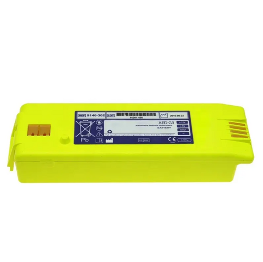 ZOLL POWERHEART G3 GALAXY ELECTRONICS BATTERY FOR CARDIAC SCIENCE 9142, 9143, 9146, 9146-102, 9146-202, 9146-302, 9146-303, 9300E