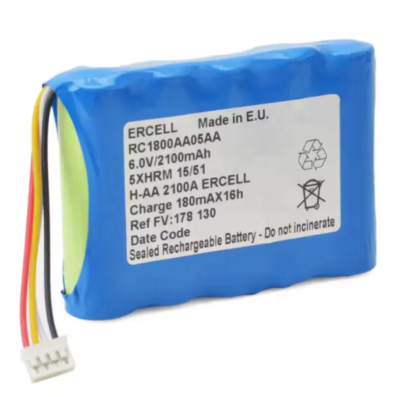 RC1800AA05AA H-AA1800B GALAXY ELECTRONICS HIGH QUALITY 6V 2100mAh Ni-MH Replacement Battery For Agilia Fresenius Kabi RC1800AA05AA