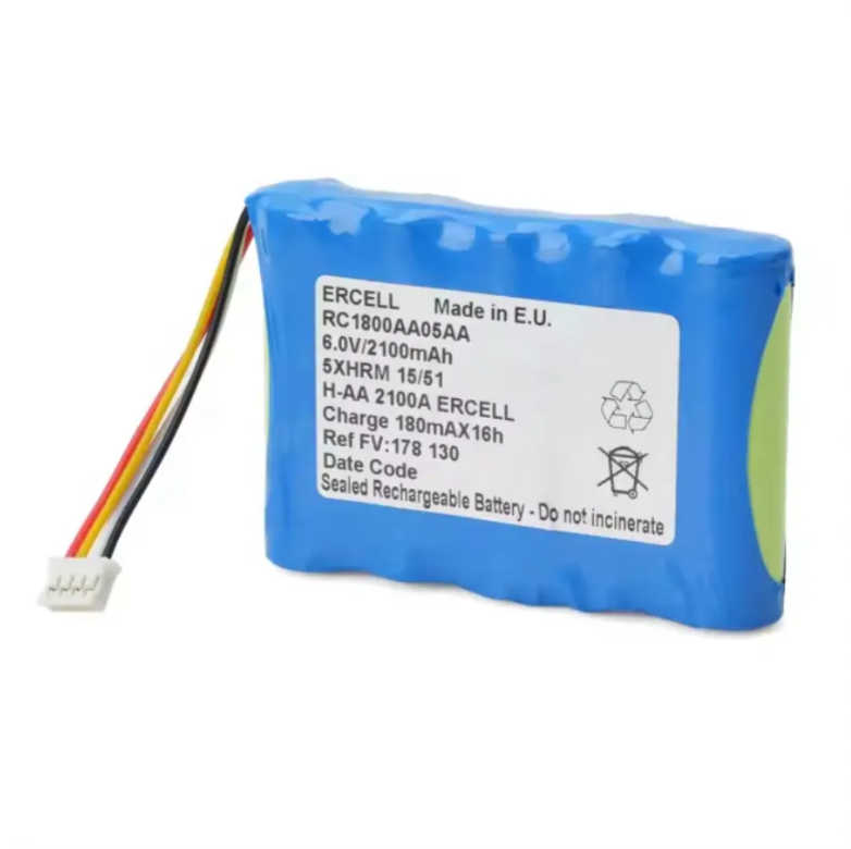 RC1800AA05AA H-AA1800B GALAXY ELECTRONICS HIGH QUALITY 6V 2100mAh Ni-MH Replacement Battery For Agilia Fresenius Kabi RC1800AA05AA